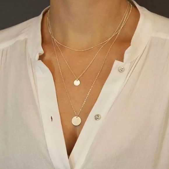 Jewelry - New! 4 for $12 Minimalist Layered Women’s Necklace